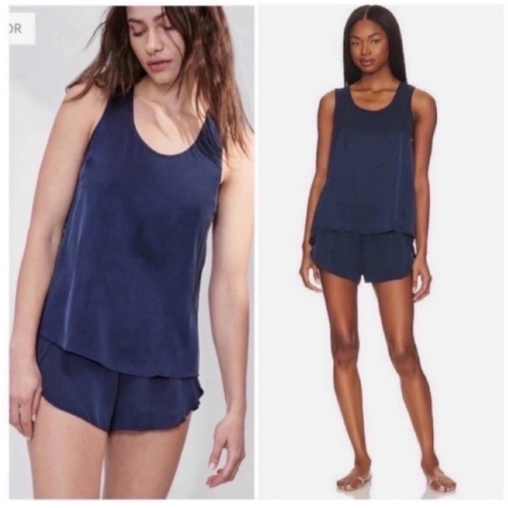 Lunya washable silk tulip back pajama set